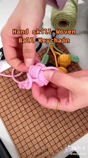 DIY Volleyball Keychain Tutorial