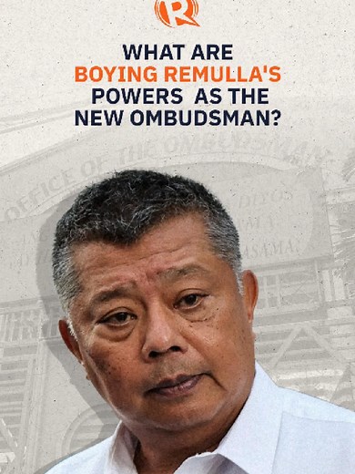 Boying Remulla is the new Ombudsman: What are his powers? | By definition, the Ombudsman is the fiscalizer of the bureaucracy. That means he or she can suspend and even fire erring government officials and employees. He or she can probe and file criminal cases against almost all government officials, including the Vice President. Such are the powers Boying Remulla, erstwhile the Justice Secretary, will hold for the next seven years as the Ombudsman. Jairo Bolledo reports. #Rappler #floodcontrolp