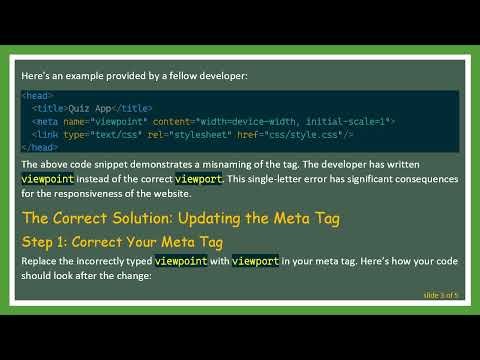 How to Define a Meta Tag for a Responsive Layout