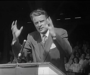 #ThrowbackThursday to a young, passionate Billy Graham preaching in 1951. His message and call to the church are more relevant than ever today. | Billy Graham Library