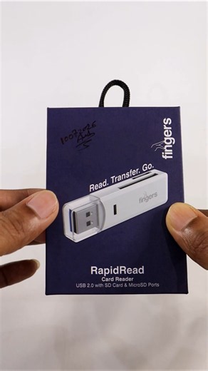 🔥Best Budget Card Reader 2026? FINGERS RapidRead Review | Speed Test & Unboxing