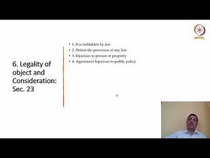 Formation of Contract: Legality of Object & Public Policy - Part 01