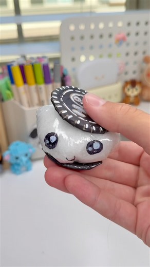 🍪DIY Slow Rise Squishy🗒️!? #papercraft #cutecrafts #diycrafts #diysquishy #diy