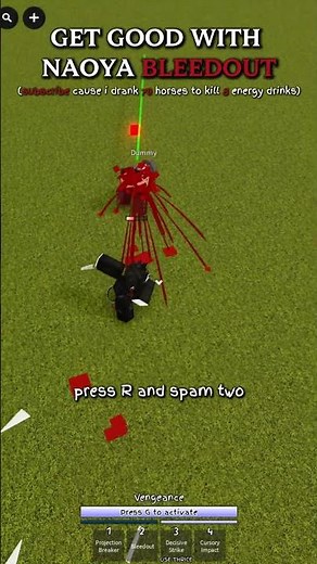 NAOYA BLEEDOUT TIPS IN JUJUTSU SHENANIGANS #jjs #roblox