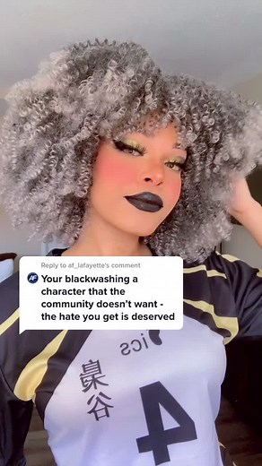 Reply to @af_lafayette btw “black washing” isn’t a thing :) #haikyuucosplay #bokutocosplay #dekucosplay #mhacosplay #bokuto