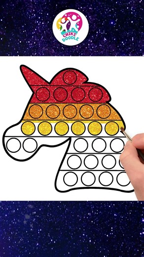 ✏️How to Draw a Cute Pop It Unicorn 🦄 | Easy Drawing #drawingforkids #shorts #howtodraw