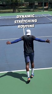 Dynamic stretching routine for better tennis movement