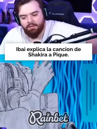 Ibai reacciona a la canción de Shakira y Piqué