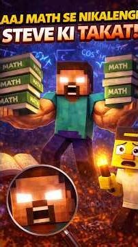 Steave Straight with RL Math😵|#minecraft