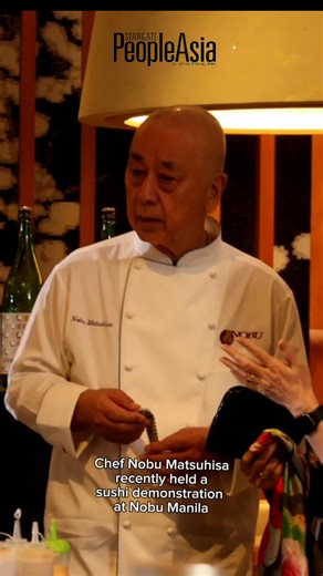 1.7K views | NOBU NIGHTS Renowned chef Nobu Matsuhisa returns to Nobu Manila to host a two-night intimate dinner, partly in celebration of the restaurant's 10th anniversary in the country. He also held a sushi class for members of the press. His fifth visit to Manila comes on the heel of Nobu's 30th global anniversary in October 2025. #NobuManila #ChefNobu #NobuManila10thanniversary | Stargate PeopleAsia | Facebook