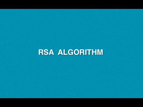 RSA Algorithm Example |Cryptography Security