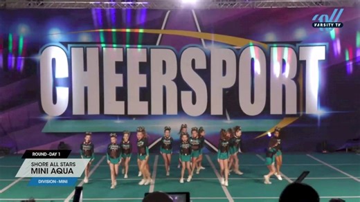 Shore All Stars - Mini Aqua [2024 L1 Mini Day 1] 2024 CHEERSPORT Toms River Classic