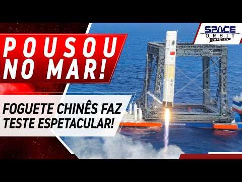 Chinese rocket lands in the sea and tests lunar capsule!