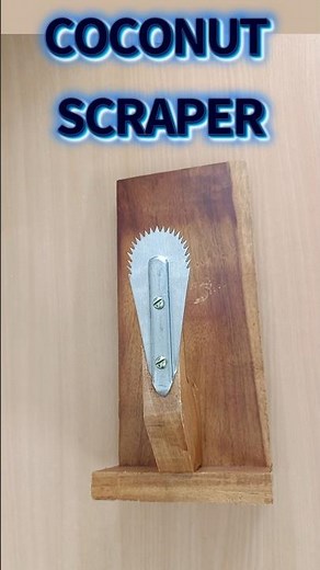 Coconut Scraper 🥥 Wooden Coconut Grater