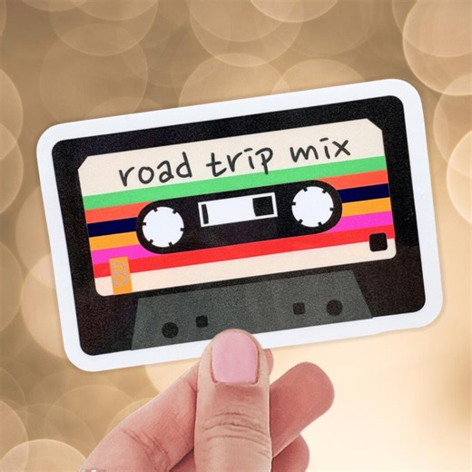 Cassette Tape Sticker: Mix Tape Decal, 80s Music Sticker - Etsy