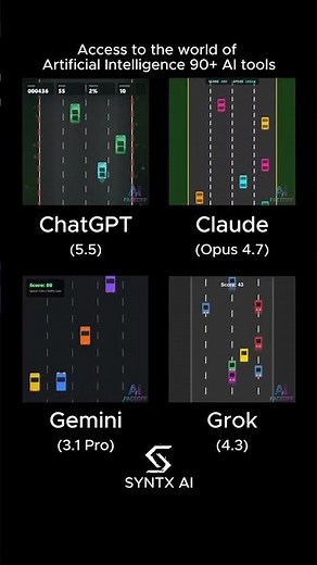 I Asked AI to Build a Self-Driving Traffic Racer Game 🚗🔥