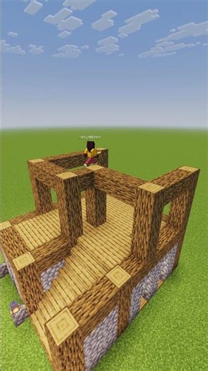 minecraft started house #minecraft #shorts