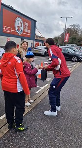 Crawley Town FC face Notts County Football Club today - here are the players including returning hero Danilo Orsi signing autographs and having pictures with the fans #football #crawley #TownTeamTogether #crawleytown | Crawley Observer