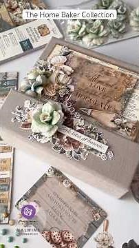 DIY Cozy Recipe Book | Craft the Cutest Binder with The Home Baker Collection! #papercraft #crafting