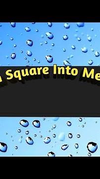 Convert cm square into meter square