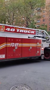 19K views · 512 reactions | FDNY HUGE TILLER LADDER 40 Going On A Run LIFE BEGINS AT 40 Harlem NYC fdny shorts nyc harlem | WestCoast Fire Media | Facebook