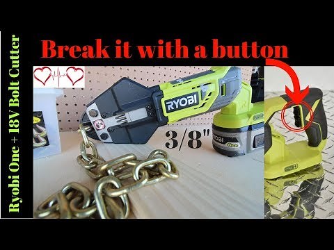 Ryobi Bolt Cutter Review & Demo (P592)