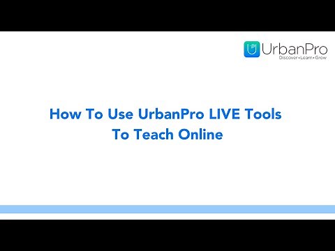 How To Use UrbanPro To Teach Online