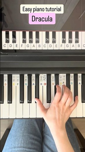 Easy Piano Tutorial: Dracula – Tame Impala (Jennie) | Synthesia