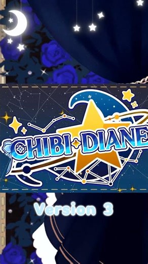 Chibi-Diane Vtuber Intro Changes✨ - #shorts