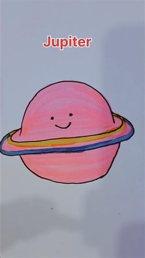 How to draw saturn easy drawing #ytshorts #art #shorts