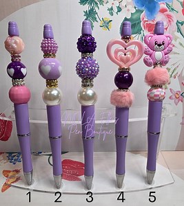 The Pen Boutique: Purple Collection W/free Refill - Etsy Canada