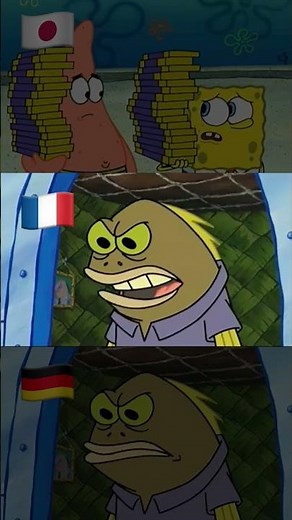 SpongeBob "CHOCOLATE?!" in Different Languages #multilanguage #spongebob #hilarious #patrick