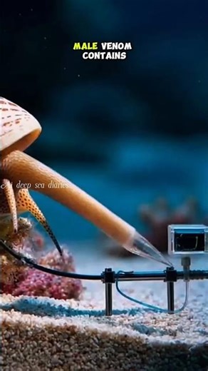 The Deadly Strike of the Cone Snail & Incredible Sand Bubbler Crabs!🦀⏳ #deepsea #wildlife #shorts