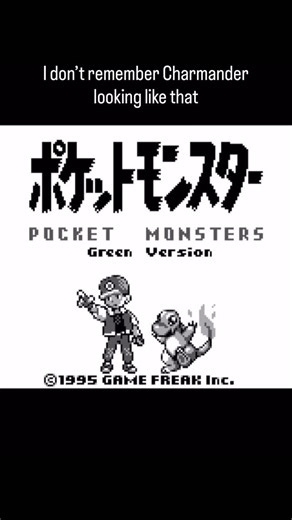 MasterSetDaily on Instagram: "Did you wait for the Charmander? The original JP Pokémon Green starter sprites looked totally different — especially Charmander. Game Freak updated them later across regions, so the early Japanese designs are some of the strangest in the series. Enjoy this little blast from the past and let me know your favorite (or least favorite) sprite from this incredible era of Pokémon!! Fun fact I kept getting amazed as I kept seeing more and more new sprites! This was my firs