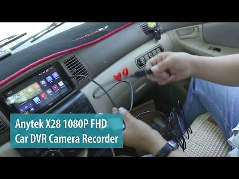 Anytek X28 1080P Full HD Car DVR Camera WiFi G-sensor Auto Recorder Dashcam