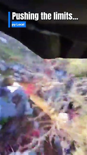 Terrifying POV: ATV Rider Fails to Brake and Flies Off Cliff! 😱⛰️