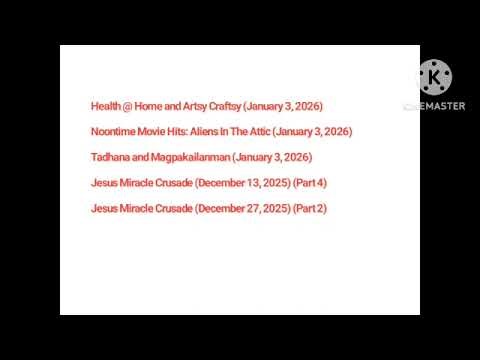 PTV/GTV/GMA – Saturday (2025 and 2026)