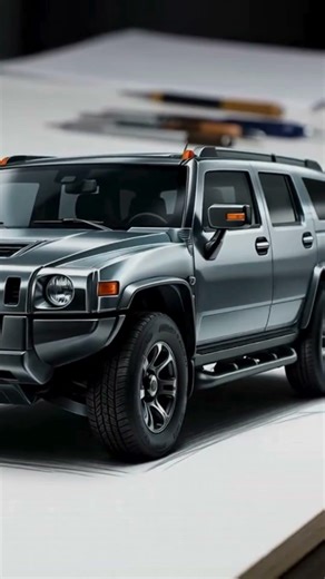 Hummer Born From a Sketch ✏️🔥 | Ultimate Off-Road Power #cardrawing #automotiveart #carsketch
