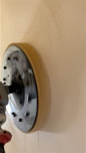 Ultra-Smooth Finish! Sanding Plaster Walls with a Rotary Power Sander! 🛠️✨