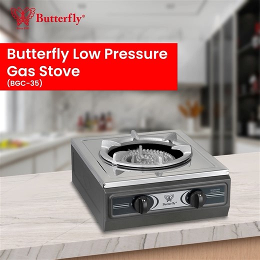 🔥 Cook steady. Cook smarter. Meet the Butterfly Low Pressure Gas Stove — built for smooth, consistent cooking without the drama. ✨ Why you’ll love it: • Stable flame for even cooking • Durable stainless steel body • Cast iron trivet = strong support, no wobble • Low pressure, high control (perfect for daily cooking) From quick stir-fries to slow simmer days, this stove’s got your back 🍳 Less hassle. More flavour. More control. 👉 Ready to upgrade your kitchen game? #ButterflyMalaysia #Butterfl