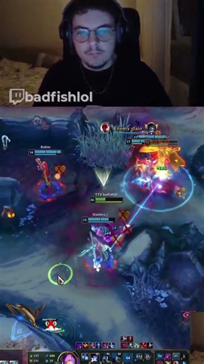 KENNEN FLANK MADE THEM FF #leagueoflegends #badfishlol #riotgames #badfish #twitch