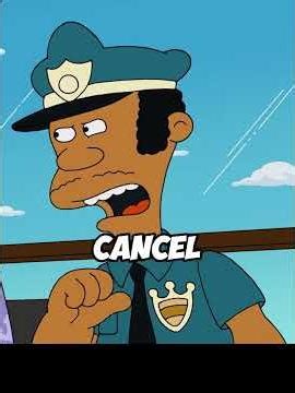 The sheriff was investigating a theft at the diner #simpsons #cartoon #shortsfeed #shorts