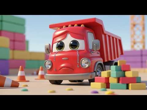 Toy Trucks Teamwork Disaster | One Mistake Changes Everything Fun Construction Adventure Kids