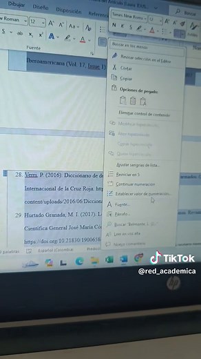 Cómo organizar la lista de referencias según normas APA 7