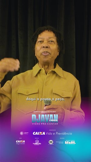 💜 DJAVAN - O Musical / Únicas apresentações - Curitiba! Não fique de fora! Mergulhe no oceano de Djavan em um musical inédito sobre a vida e obra desse grande mestre da MPB. Garanta já o seu ingresso para DJAVAN - O Musical: Vidas pra Contar! 🌕 ÚNICAS APRESENTAÇÕES: 🗓️ 07/11 e 08/11 📍 Teatro Guairão - Curitiba 🎫 Garanta seu ingresso agora! 💵 Lembrando que clientes Caixa Vida e Previdência tem 30% de Desconto! 🎭 @‌djavanomusical é apresentado por @‌minc e @‌caixavidaeprevidencia Realização