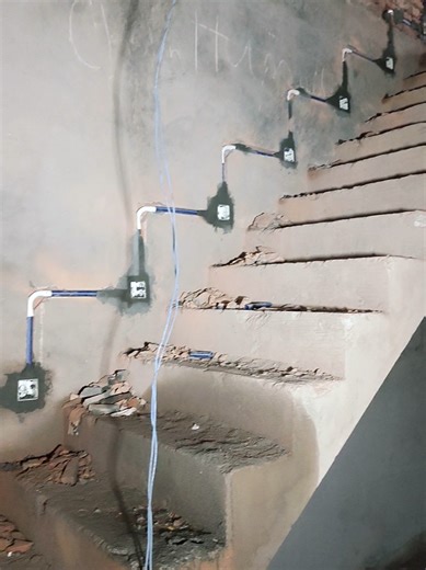 Stair Light Installation for Electricians