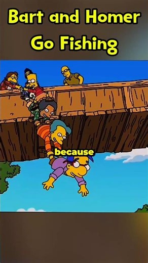 Bart and Homer Go Fishing#shorts#edit