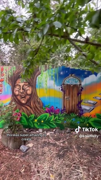 Wooden Fence Mural Reveal: Stunning Artwork Unveiled