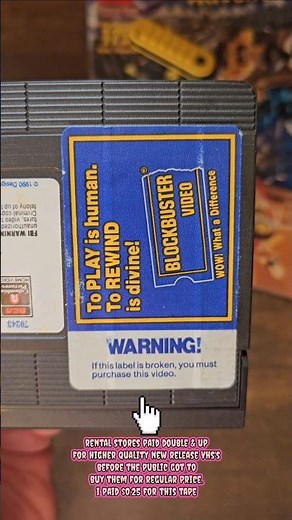 Be Kind Rewind 📼🍿🍫 Blockbuster Rental VHS Tape Steel Magnilias 1990
