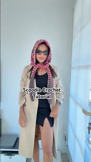 Scoodie Crochet Hoodie Tutorial🙌🏻 #crochet #crochetscoodie #crochettutorial